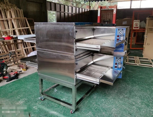 Horno de Convección de Doble Túnel con Cadena Transportadora para Pizza, Naan y Más, con Accionamiento Eléctrico o a Gas - Product Image 2