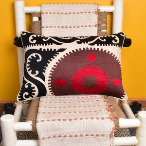 หมอนโบโฮอินเดียหมอนปักบ้านตกแต่งหรูหรา16 "X 24" ตกแต่งภายในบ้านออกแบบหมอนครอบคลุม - Product Image 1