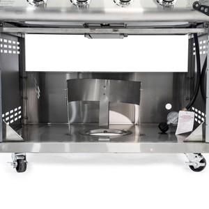 Grils de barbecue à gaz à 4 brûleurs de la meilleure qualité Inox 304 Assemblage facile Hauteur réglable pour une utilisation en extérieur et un restaurant sans revêtement - Product Image 4