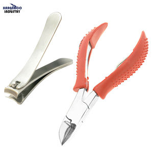 Coupe-ongles professionnel en acier inoxydable pour doigts et orteils, à ouverture large et incurvée, pour bébés et ongles épais - Pince à ongles robuste pour podologie - Product Image 1