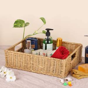 Venta caliente cesta de ratán cesta de flores en forma de cuenco tradicional cesta de ratán multiusos decorativa para almacenamiento y regalo - Product Image 4