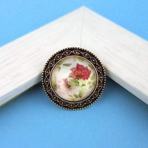 Tip <b>Top</b> Fashions Adjustable Floral <b>Finger</b> <b>Ring</b> Antique Gold Plated 1505559 Model - Product Image 1