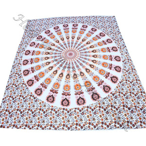 2023 de mujer T/clase camisa/Camiseta tipo mujeres de suave camiseta ser amable indio Bohemia Mandala psicodélico casa tapiz - Product Image 3