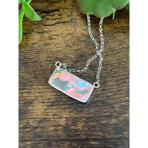 Southwest Made Mohave Turquoise Sterling Silver <b>Layered</b> <b>Fashion</b> <b>Necklace</b> - Product Image 5