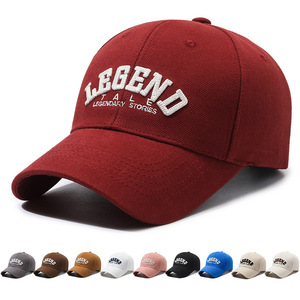 Spring Autumn Letter Embroidery Baseball Cap Casual Curved Brim Adjustable Unisex Hat - Product Image 5