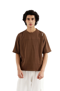 T-shirt surdimensionné de luxe pour homme 100% coton Impression sérigraphique personnalisée Tee-shirt à coupe ample Fabriqué par un producteur de t-shirts personnalisés - Product Image 5