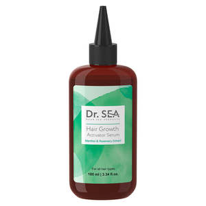 Curly Hair Growth Activator Serum 100ml with Menthol & Rosemary Extract Hair Care and Regrowth Nourishing for Home Use - Product Image 1