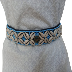 Ceinture perlée en coton pour femmes mode sac noir blanc Western OEM Logo Style boucle tissu emballage pièces couleur ind - Product Image 6