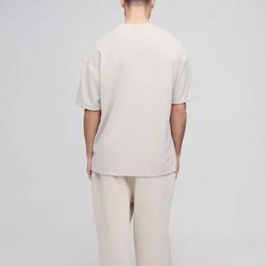 Camiseta de Verano 2026 para Hombre, Estilo Holgado, Deportiva, Informal, de Poliéster y Elastano, Cuello Redondo, Ligera - Product Image 6