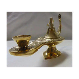 ตะเกียงน้ำมันหอมระเหยตะเกียงธูปทองเหลืองสไตล์โบราณดีไซน์ใหม่จากอินเดีย - Product Image 5