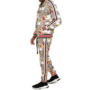 Survêtements d'hiver pour hommes, élégants, légers, confortables, respirants, en polaire à capuche, 100% polyester, vêtements de sport de haute qualité, personnalisés - Product Image 4