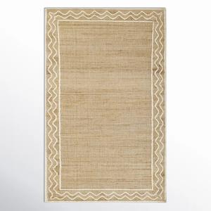 Tapis d'intérieur réversible au design moderne, antidérapant, tissé à la main, en jute et chanvre, sur mesure, rembourré, extra épais, pour l'extérieur, directement de l'usine - Product Image 1