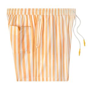Bañador de Striper amarillo diseñado con un bolsillo lateral con cremallera de material elástico suave y versátil para la playa o entrenamientos - Product Image 4