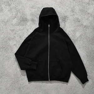Sudadera con Capucha de Estilo Moderno, 350 Gramos, 100% Algodón, para Hombre, Deportiva, Informal, Corte Regular, con Cierre, Unisex, de Alta Calidad, Transpirable - Product Image 4