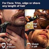 Philips Norelco OneBlade 360 Pro Rasoir et tondeuse électrique hybride, avec peigne 12-en-1, QP6531/70 - Product Image 4