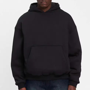 Precio de fábrica, venta al por mayor, sudaderas con capucha en blanco, Jersey OEM de alta calidad, Sudadera con capucha de peso pesado para hombres, Sudadera con capucha de gran tamaño bordada personalizada - Product Image 1