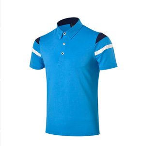 เสื้อกอล์ฟผู้ชายผ้าคอ100% เป็นมิตรต่อสิ่งแวดล้อมผ้าสแปนเด็กซ์2025ทึบเสื้อกีฬาซับเหงื่อผ้ายืดสำหรับผู้ชาย2025ออกแบบได้ตามต้องการ - Product Image 1