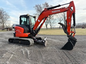 รถขุดดินขนาดเล็ก Kubota รถขุด U55-4มือสองสภาพดี - Product Image 5