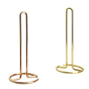 Porte-serviettes de cuisine en fil métallique porte-rouleau et porte-papier pour cuisines modernes toilettes pour hôtels - Product Image 1