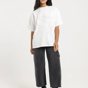 Marque privée T-shirt surdimensionné de haute qualité T-shirt surdimensionné en grande quantité T-shirt surdimensionné en coton à vendre - Product Image 3