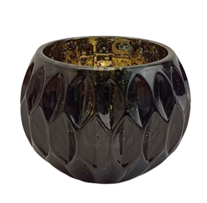 Bougie en métal gaufré de qualité pour l'exportation Support votif de forme personnalisée pour l'éclairage domestique - Product Image 1