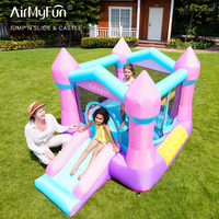 Château Gonflable avec Toboggan pour Enfants, Vente en Gros Usine, Bouncer Gonflable en Oxford, En Stock