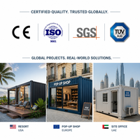 Maison Modulaire Conteneurisée Moderne Préfabriquée Mobile pour Jardin Extérieur, Café et Bureau