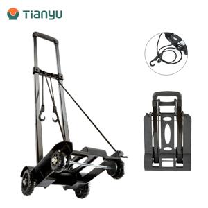 Folding Metal <strong>Small</strong> Hand Truck Foldable Cart <strong>Trolley</strong> Carrito Plegable Para Equipaje Suitcase Cart - Product Image 1
