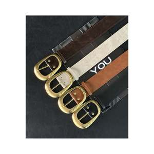 4-Piece Gold Buckle <b>Belt</b> Set, Suitable for <b>Trousers</b>, Shirts, Jackets, and Dresses. - Mixed - Product Image 4