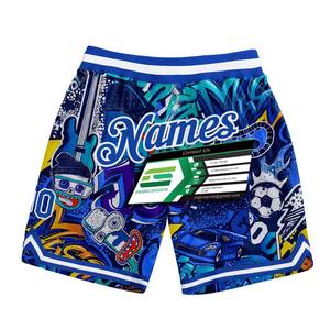 Shorts de basket-ball authentiques Shorts de bain en gros Shorts de bain pour hommes d'été avec poche Shorts de basket-ball authentiques - Product Image 1