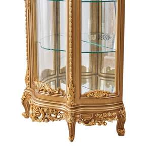ตู้โชว์กระจกแกะสลักลายทองหรูหรา - Product Image 5
