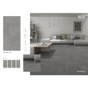 Cemento Grey 60x120cm Ceramic 600x1200mm Porcelain Tiles Polished Non-Slip Rustic - Product Image 2
