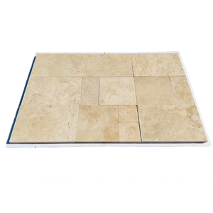 Azulejo de travertino beige marfil duradero de alta calidad hecho en Turquía y pavimentadora para jardín Hotel Villa al por mayor - Product Image 6