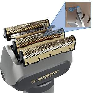 Afeitadora Eléctrica Recargable de Estilo Moderno para Hombre, Negra, de 3 Cuchillas con Cabezal Giratorio, Afeitadora Rotatoria de Triple Cuchilla, Lavable - Product Image 2