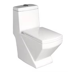 Precio de fábrica, sifón de estilo clásico, juego de inodoro de cerámica de una pieza, accesorio de baño de lavado con inodoro occidental 2022 - Product Image 5