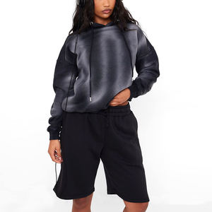 Premium Quality Winter Women <b>Hoodie</b> <b>Lightweight</b> Oversized Washed Breathable Casual Wear with Badge and Customized Logo - Product Image 2