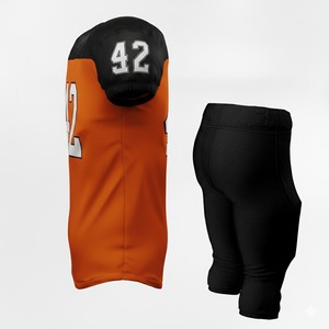 Uniformes de football américain personnalisés en direct d'usine pour adultes, vêtements de sport à manches courtes imprimés à prix de gros - Product Image 6