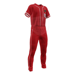 Nouvel arrivage : Ensemble d'uniformes de baseball légers 100 % polyester, anti-humidité et séchage rapide, personnalisable, nouveau style, fabriqué au Pakistan - Product Image 4