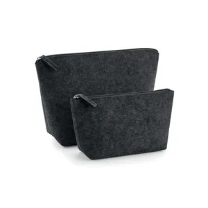 Customizable <b>Felt</b> Toiletry Bag Accessory for Merchandising - Product Image 2
