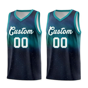 Latest Design V-Neck Sublimated Basketball Uniform for Men Bsci Polyester Sportswear Printed Your <b>Own</b> Logo <b>Model</b> New Size 4XL - Product Image 3