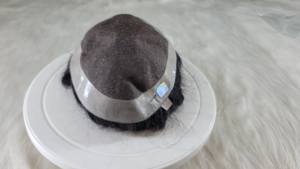 วิกผมคนแบบยุโรปผมปลอมสำหรับผู้ชายแบบลูกไม้ด้านหน้าสไตล์ฝรั่งเศสเส้นผมแบบเส้นเดี่ยว - Product Image 2