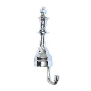 Mirror Polished Hook Single Piece Cast Aluminium Chess Piece Design Hook and Towel <b>Cloth</b> Holder Good Quality Hooks Best Price - Product Image 6