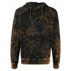 Heavyweight Men's Acid Wash Hoodies Sweatshirt <b>String</b> Custom Distressed Oversized Blank Acid Vintage Men's Acid WashHoodies - Product Image 1