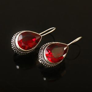 Handmade 925 Sterling Silver <b>Earring</b> With Natural <b>Garnet</b> Red <b>Garnet</b> <b>Earring</b> Perfect Birthday Gift For Women Anniversary Gift - Product Image 4