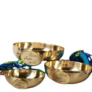 Juego de cuencos clásicos para el hogar, Juego de 3 tazones de acero redondos y dorados de diseño moderno para ensaladas, para Hotel, restaurante, frutos secos y frutas - Product Image 1