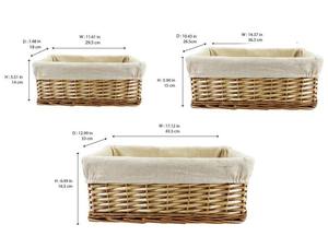 Panier en rotin tissé à la main, écologique, design flexible, pour la maison, panier de rangement - Product Image 4