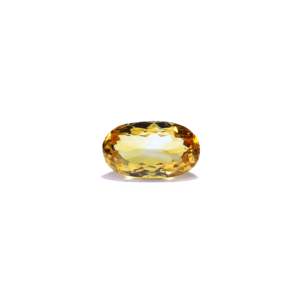 Piedra Suelta de Citrino Natural (Sunela) de Selección Premium de 4.05 Quilates, Corte Ovalado Facetado, Certificado IGI, Gema Amarilla Calibrada - Product Image 1