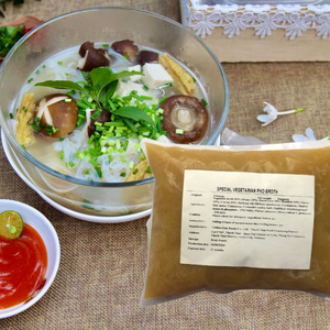 Caldo Pho congelado Sabor vegetariano especial Salado Vegano Saludable Fácil de cocinar Precio asequible Hecho por el fabricante de Vietnam - Product Image 6