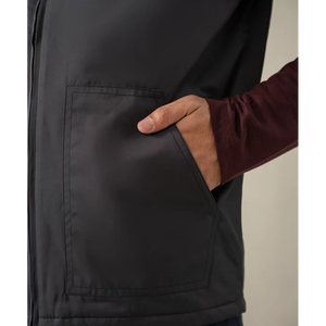 Chaleco Acolchado Estilo Formal Kippo al por Mayor, 100% Poliéster, Estampado Paisley, Cuello en V, Cierre de Cremallera, Ropa de Abrigo de Invierno - Product Image 6