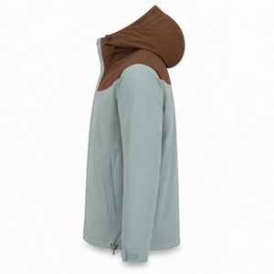 Custom <b>Men</b> Hooded Windbreaker <b>Jacket</b> Polyester Water Resistant Color Block Lightweight Outdoor <b>Utility</b> OEM ODM Wholesale Factory - Product Image 6